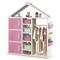 Costway Kids Costume Storage Closet Children Pretend Dresser with Storage Bins Shelves Grey/Pink/White